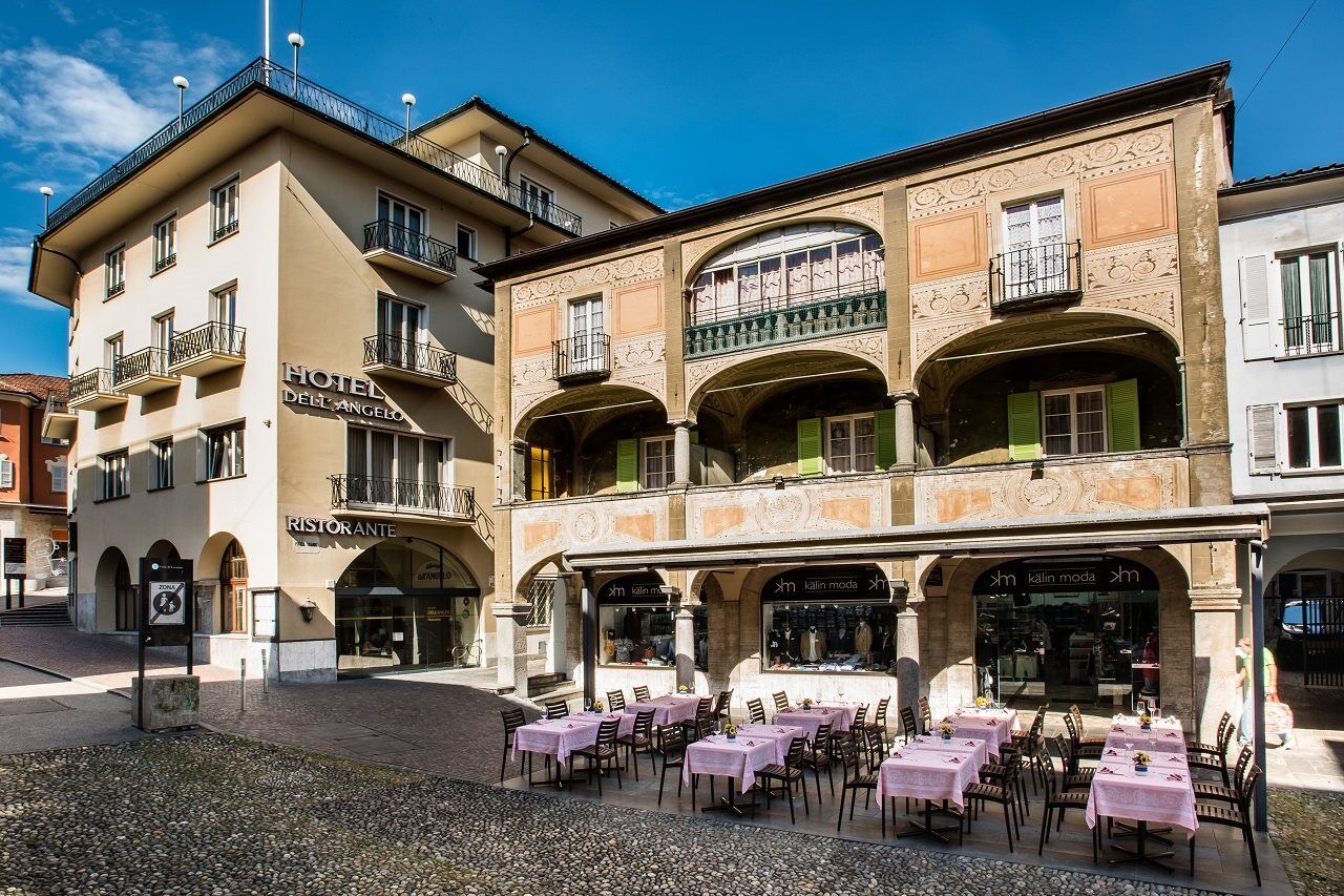 Easyrooms Dell'Angelo Locarno Bagian luar foto